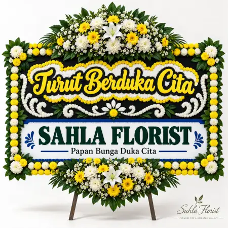 Papan Bunga Duka Slipi