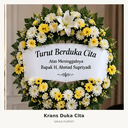 Krans Bunga Duka Slipi